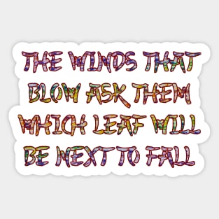 Haiku Sticker